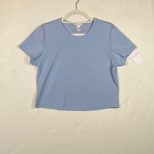 Seeking Sunsets Light Blue Stretch Top – Size XL – New With Tags